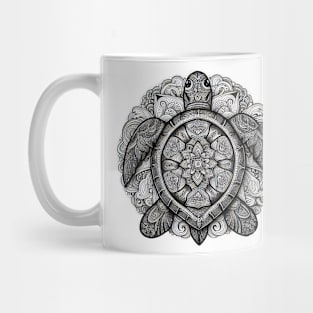 Mandala sea turtle Mug